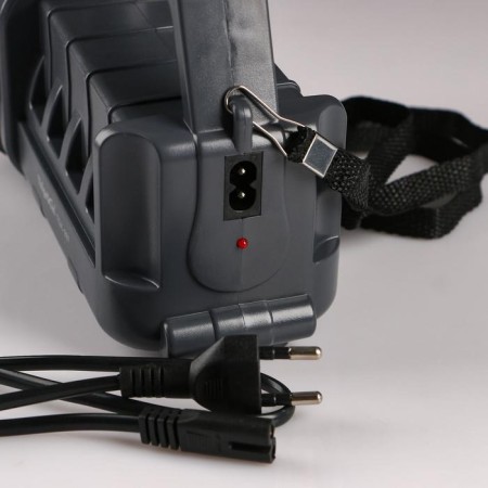 Manual battery 20 watts, 5000 mAh, 8 hours of work, 2 modes, range 100 m-3