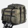 Tactical backpack, TAIF, 45 l, lightning department, 2 outer pockets, camouflage color/green