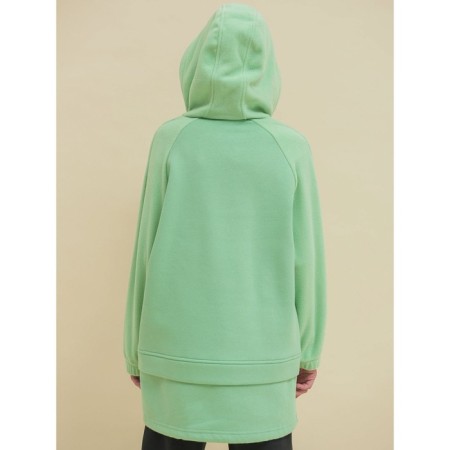 Sweatshirt for girls, height 122 cm, olive color-5