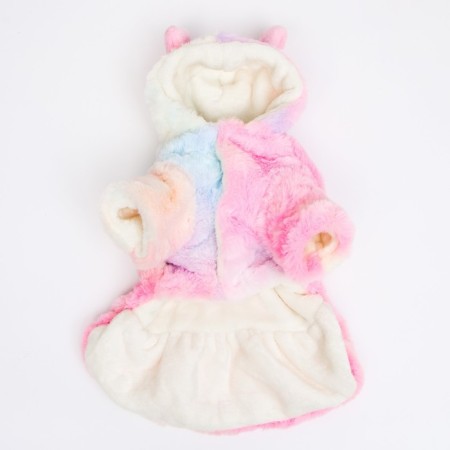 Bunny jacket with a hood, size XS (DS 20, Osh 12.5 cm, og 30cm), pastel-8