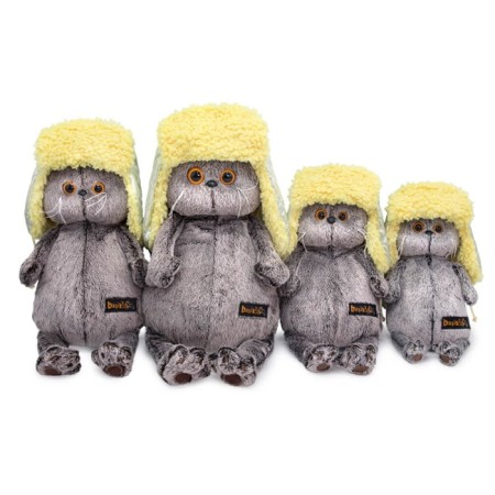 Soft toy "BASIC in a quilted cap-ear", 22 cm-3
