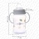 Drill - children's impotion with soft nose "M&B", 270 ml., With handles, color gray color
