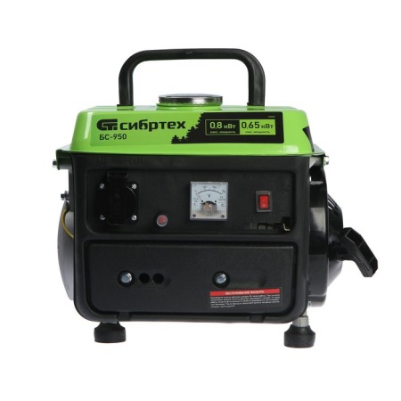 Generator Sibrtekh BS-950, gasoline, 2t, 0.8 kW, 220 V, 4 l, manual start-2