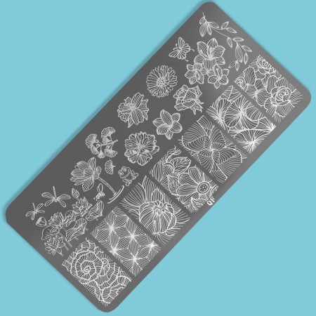 Stamping disk Metal "Summer Vibe", 12 × 6 cm-2