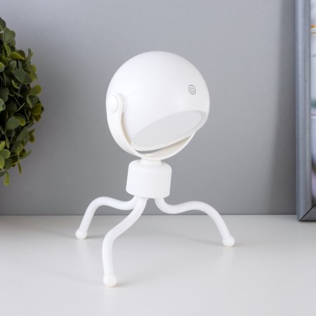 Octopus table lamp LED 2W USB AKB White 6x6x20.5 cm Risalux-11