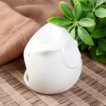 Aroma lamp ceramics "Purple Council" 7.7x8.5x8 cm-3