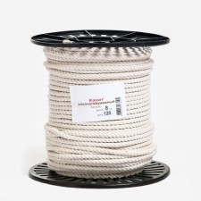 Cotton rope 8 mm (120 m) white
