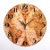 Watching clock, series: interior, "geography", discrete move, d-23.5 cm