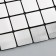 Interior sticker "cells" silver 30x30 cm
