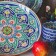 Largan Rishtan ceramics "Patterns", 31 cm, blue