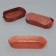 Tartlet, brown, oval shape, 14 x 5 x 2.5 cm