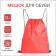 Back for shoes on the lace, textura, red color