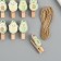 Decor for creativity tree "Procher. Avocado" set of 10 pcs 3.8x1.9x1.2 cm