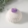 Coramics Coramics "Rose Flower" Lilac Pearl 7.5x7.5x6.5 cm