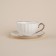 Tea steam porcelain SL Home "Garda", 2 items: a cup 200 ml, a saucer d = 15 cm, white color