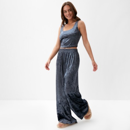 Home Women's Pants KAFTAN "velvet", 48-50, gray-4