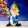 Garden figure "Dwarf with a duck" 18x24x49cm