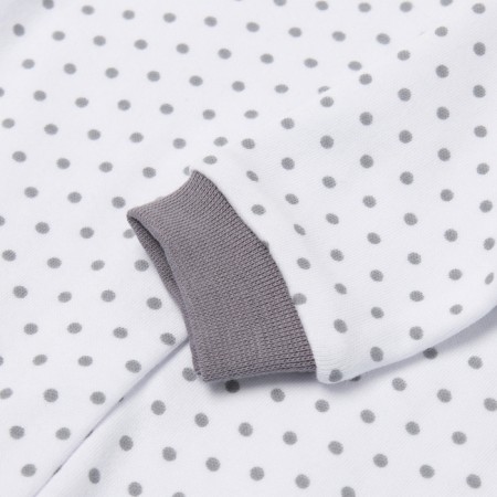 Body with a long sleeve, color gray peas, height 62-2