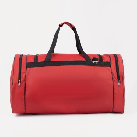 Sports bag, lightning department, 3 outer pockets, long belt, red color-1