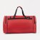 Sports bag, lightning department, 3 outer pockets, long belt, red color