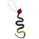 Joke "snake", rubber, black