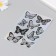 Holographic stickers (stickers) "Butterflies" 10x15 cm, 5-215