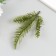 Decor for creativity "Triple spruce branch" light green 15.5 cm 9022550