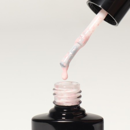 Nail varnish gel, Milk Potal, 3 phase, 8ml, LED/UV, white/pale pink color (06)-5
