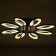 Causteen with PDU 59114/8bk LED 160W 3000-6000K Dimmer black 70x70x7 cm Bayerlux