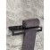 Shelf with a gate a towel "Loft art", 50 × 10 cm, black color