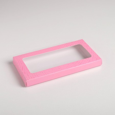 Chocolate box, confectionery packaging, “for a sweet life”, with a window, 17.3 x 8.8 x 1.5 cm-2