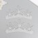 Harvesting for creativity "Crown", color silver, 18 cm (set 2 pcs)