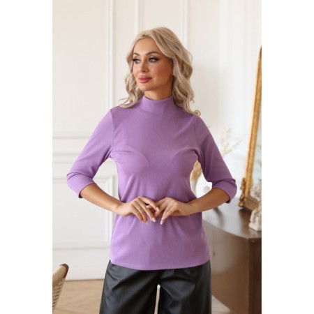 Women's turtleneck, size 48, lilac color-6