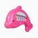 Dolphin bathtub thermometer, pink color