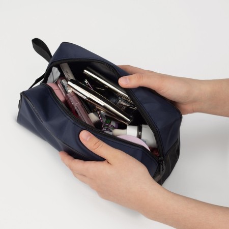 Lightning cosmetic bag, blue color-3