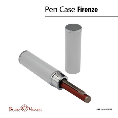 Switching handle, 1.0 mm, BrunovisConti firenze, blue rod, metal case Soft Touch Red, in a tube-1