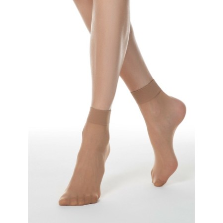Women's socks Conte Elegant Tension 20, size 23-25, color Natural, 2 pairs
