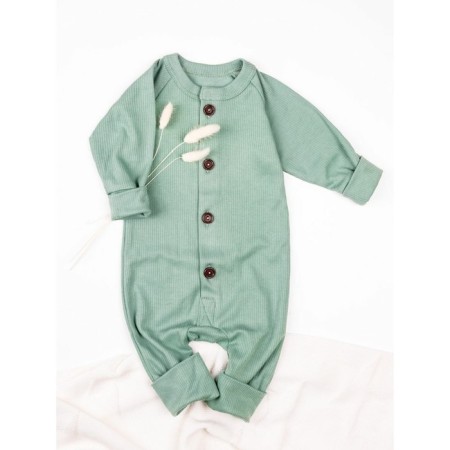 Kemovitson on buttons for children's fashion, height 62 cm, green color-6