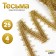 Braid with stripes “gold”, width 4 cm, in package 25 m