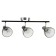 Madoka Lamp 3x60W E14 Black/Chrome 57x10x19.5cm