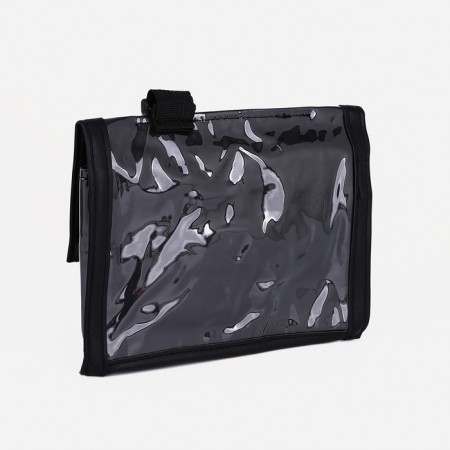 Youth bag with zipper, black color-3