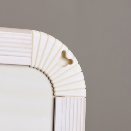 Interior mirror, acrylic, 35 x 95 cm white,-2