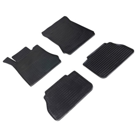 Rubber rugs ’grid’ for Mercedes-Benz E-Class W210, 1995-2002