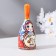 Matryoshka bell is medium with a pen, cat, mix 10 cm