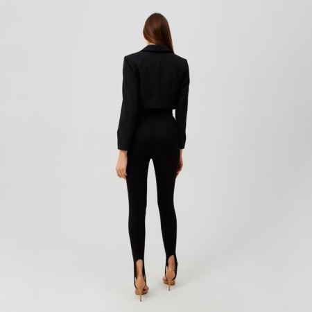 Women's pants Minaku: Casual Collection Black color, size 46-2