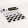 Checkers with a vinyl field, field 30 x 30 cm, d-3 cm, h-0.9 cm