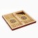 Board game 3 in 1 "Khokhloma Red": chess, backgammon, checkers, wood 40 x 40 cm