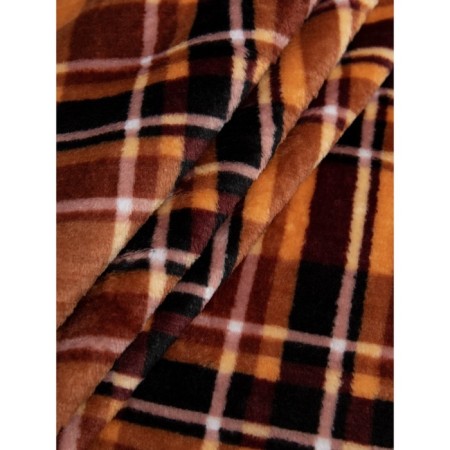 Texrepublic blanket, size 180x200 cm, brown color-7