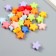 Decor for creativity Plastic "Matte Star" set 30 pcs mix 0.6x1.5x1.5 cm