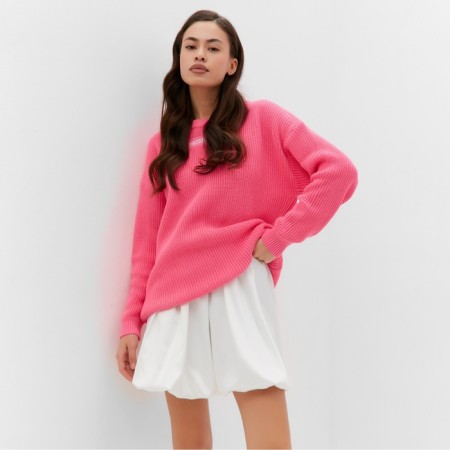 Ballon Skirt Women Mini Mist, p. L, milk-4